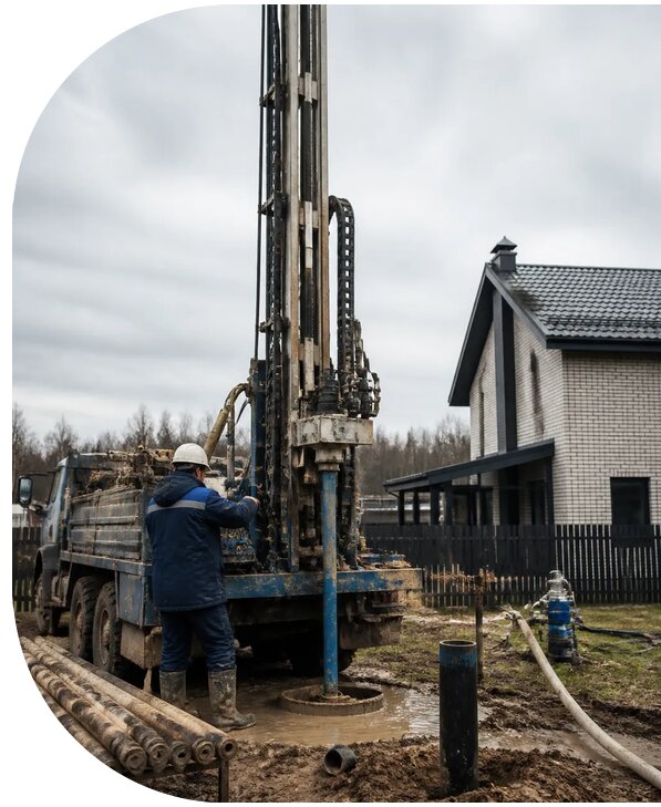 Бурение скважин на воду под ключ в Коркине от 124572 р. | АПаруса-Крк