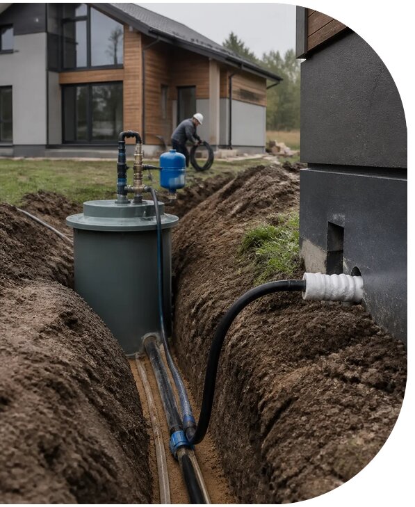 Подключение скважины к дому с монтажом оборудования в Коркине